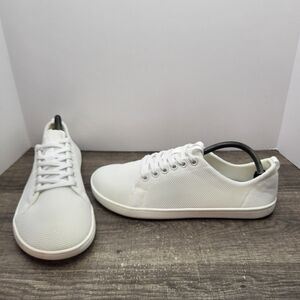 FeelGrounds Original Knit White Minimalist Sneakers Shoes Mens Size US 10